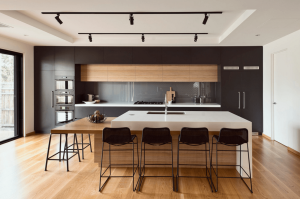 2018 kitchen trends matte black image